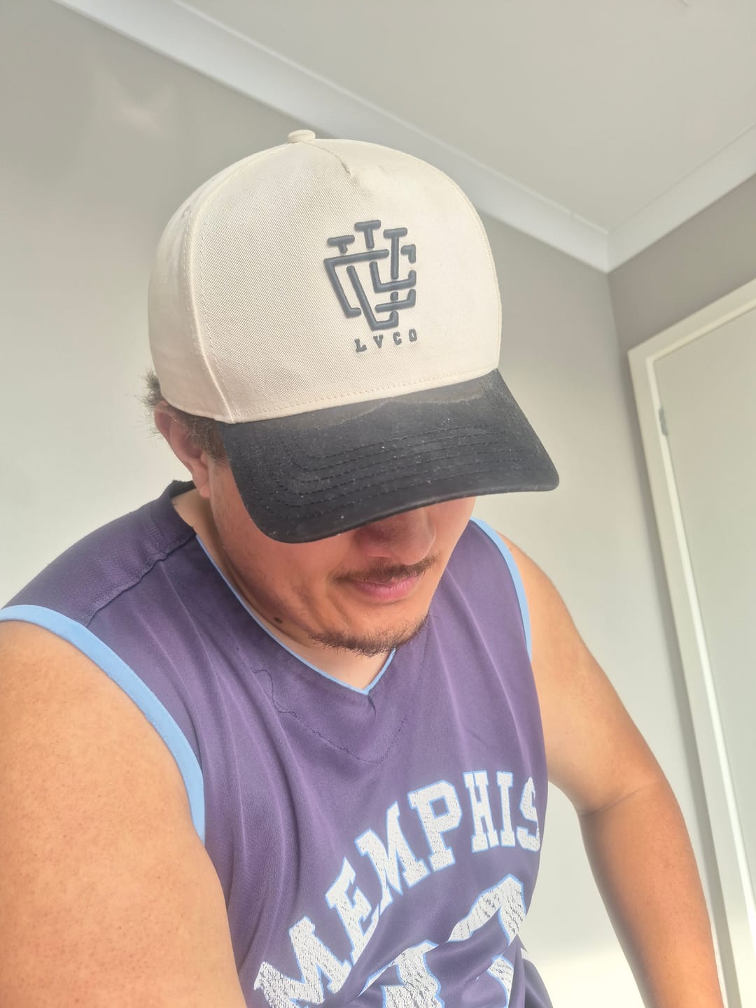 Customer photo review of ULTRA FIT Oat Classic A-Frame Snapback