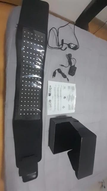Customer photo review of Dual Wavelength Red & Infrared Light Body Wrap Belt - 120-LED Recovery Wrap