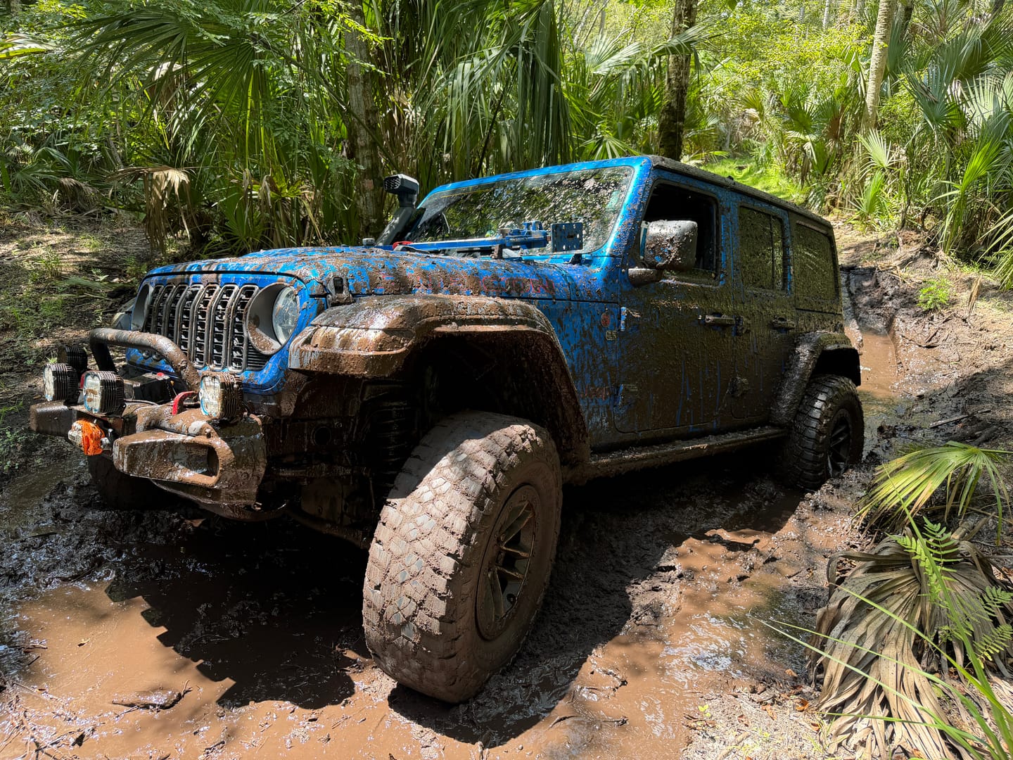 Customer photo review of OPENROAD 13,500lbs electric winch with Synthetic Rope - Panther Series 3S