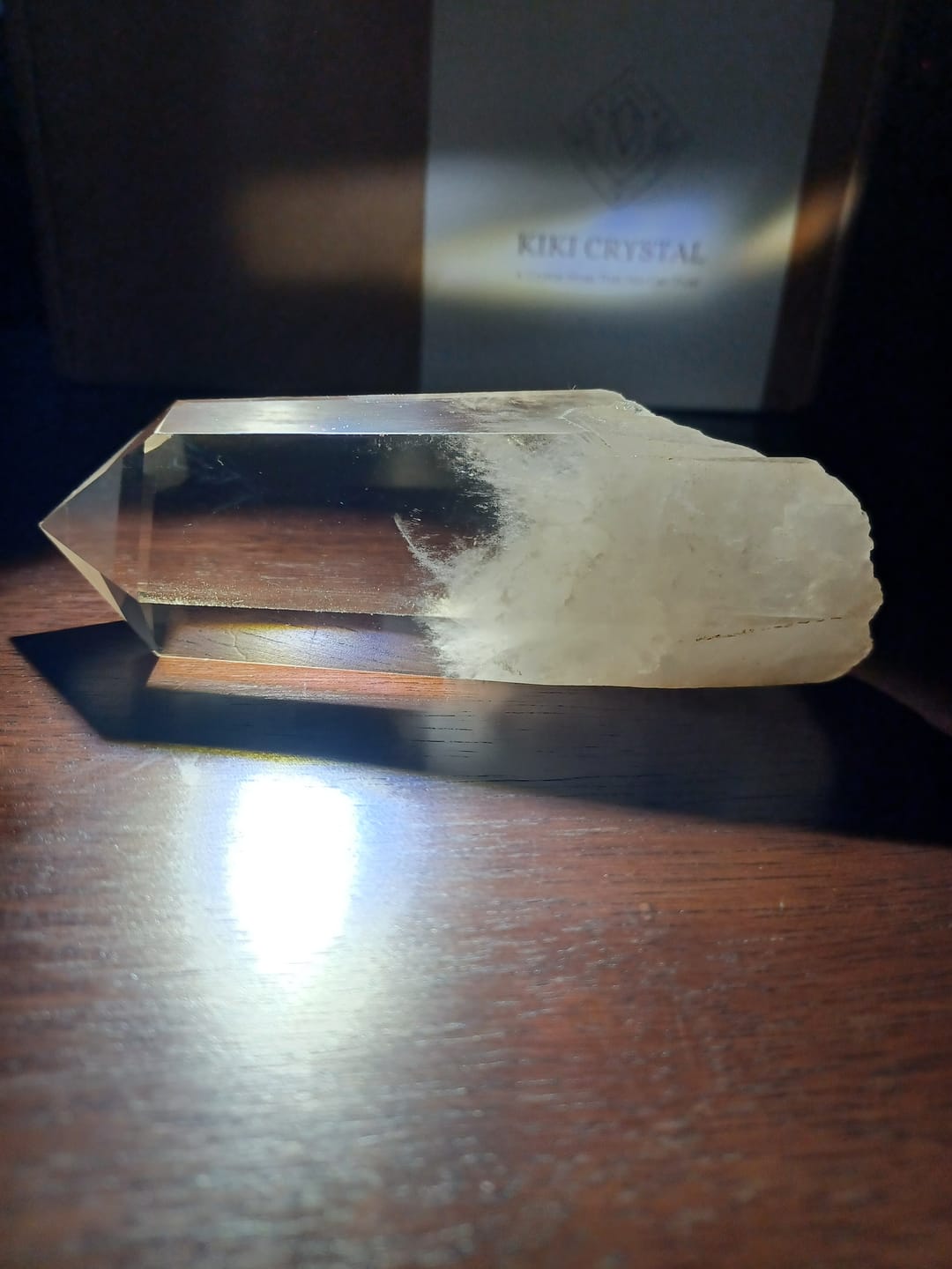 Customer photo review of Unique,Natural Crystal Blue Needle Quartz Point