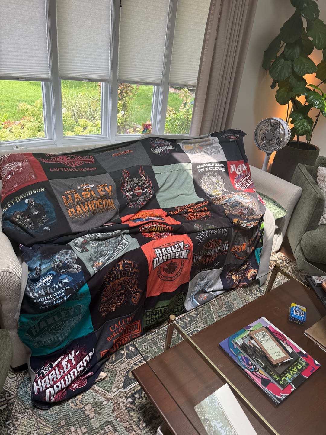 Customer photo review of Project Repat T-Shirt Quilt
