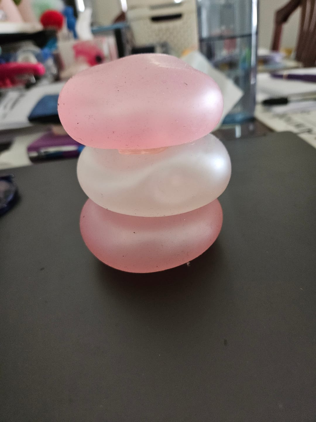 Customer photo review of Coconut Oil Pearl Shimmer Squishy - 3 Pack