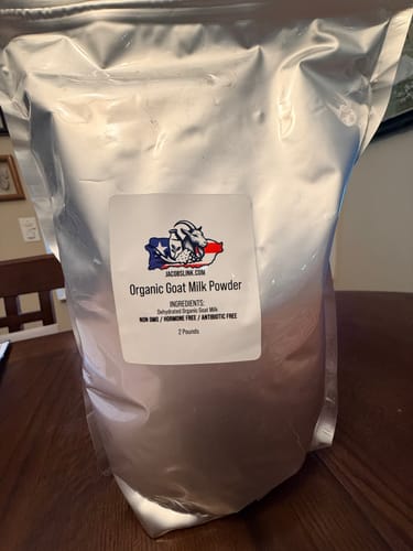 Customer photo review of Organic Goat Milk Powder