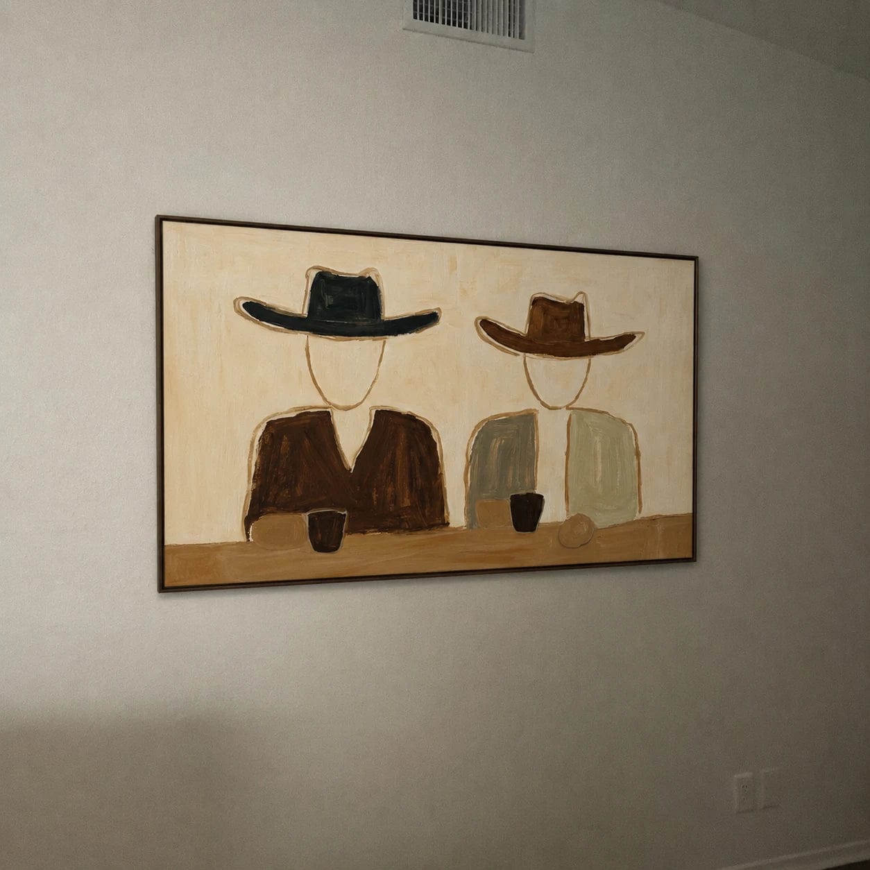 Customer photo review of Vintage Americana Art｜Quiet Conversation
