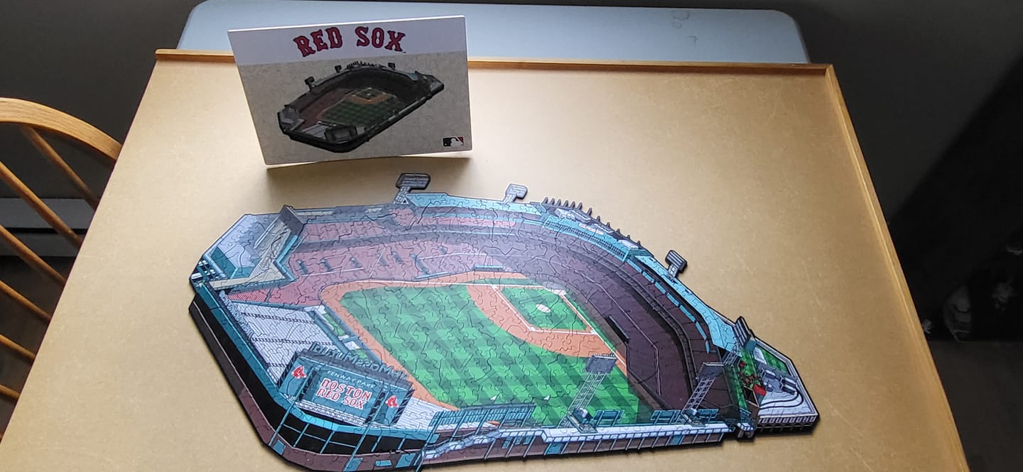 Customer photo review of Boston Red Sox™ Fenway Park Wooden Puzzle