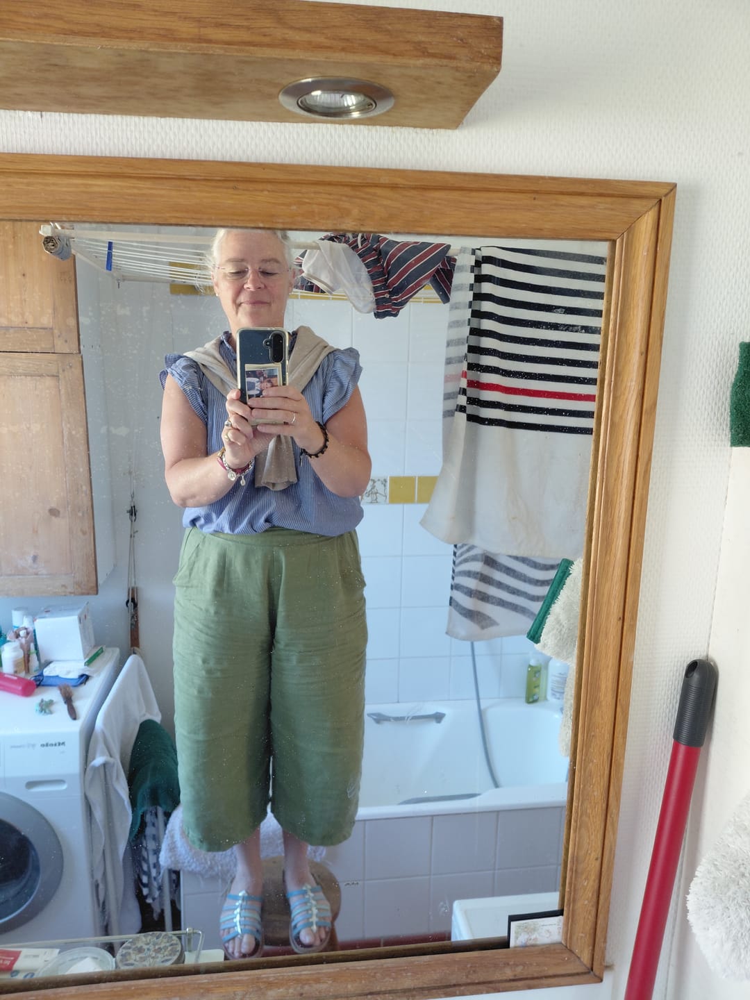 Customer photo review of Pochette Prêt-à-coudre - Pantalon Briac