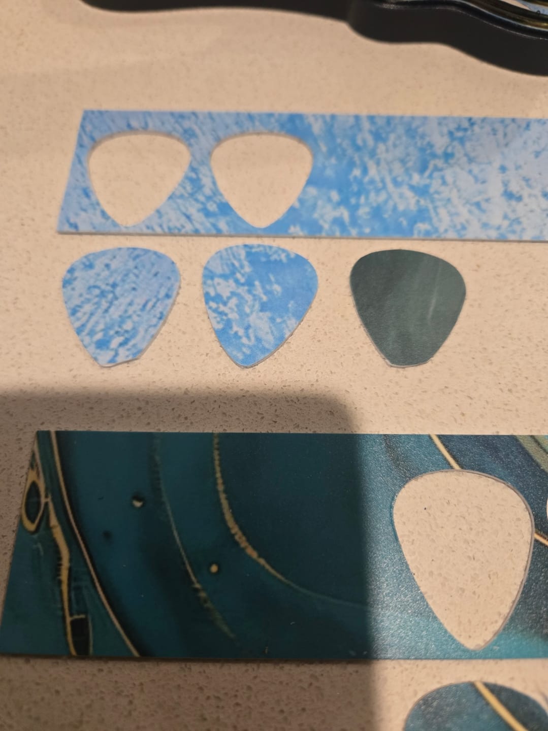 Customer photo review of Guitar Pick Maker Kit