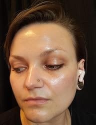 Customer photo review of SunVeil™ SPF50 Setting Mist