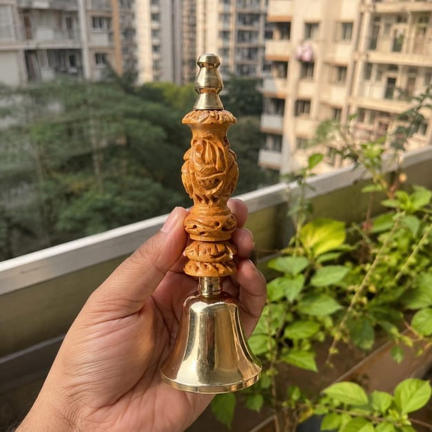Customer photo review of Aura Suddhi Handcrafted Kansa (Bronze) Bell
