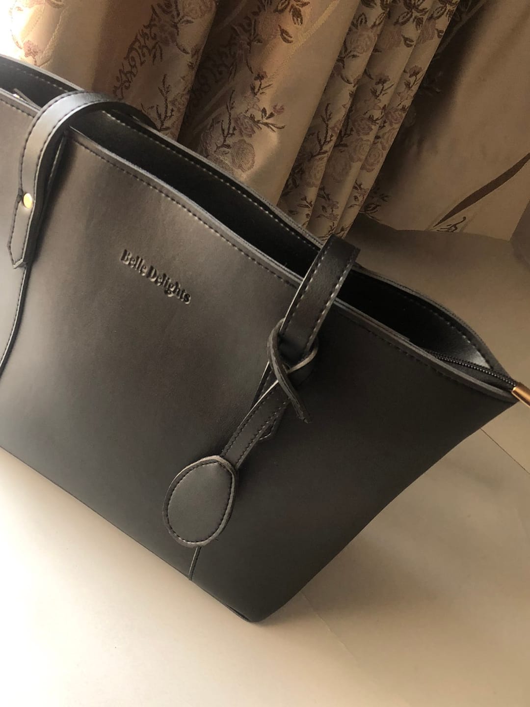 Customer photo review of Black Belle The Tote Bag