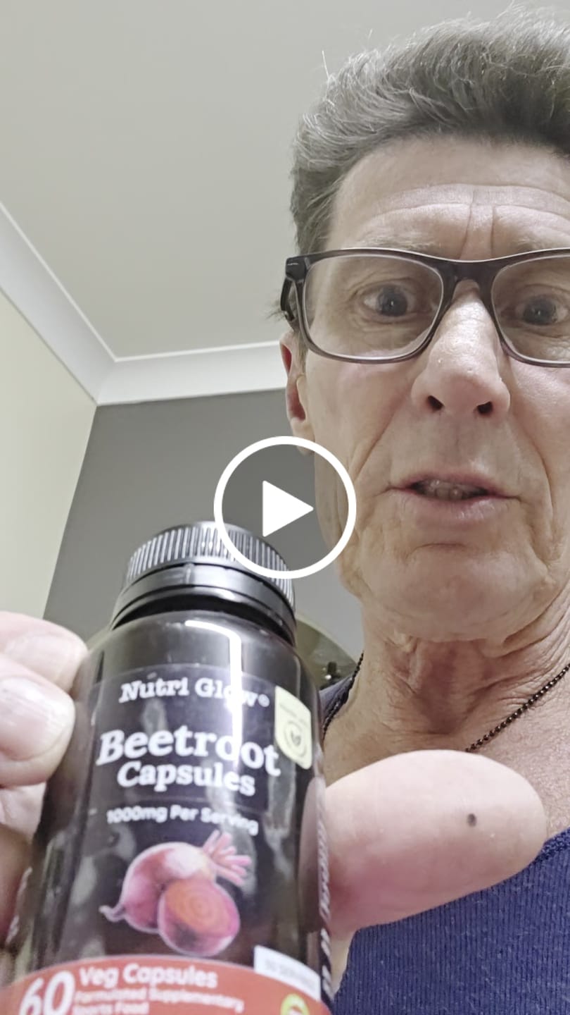 Customer video review of Nutri Glow Organic Beetroot 60 Capsules