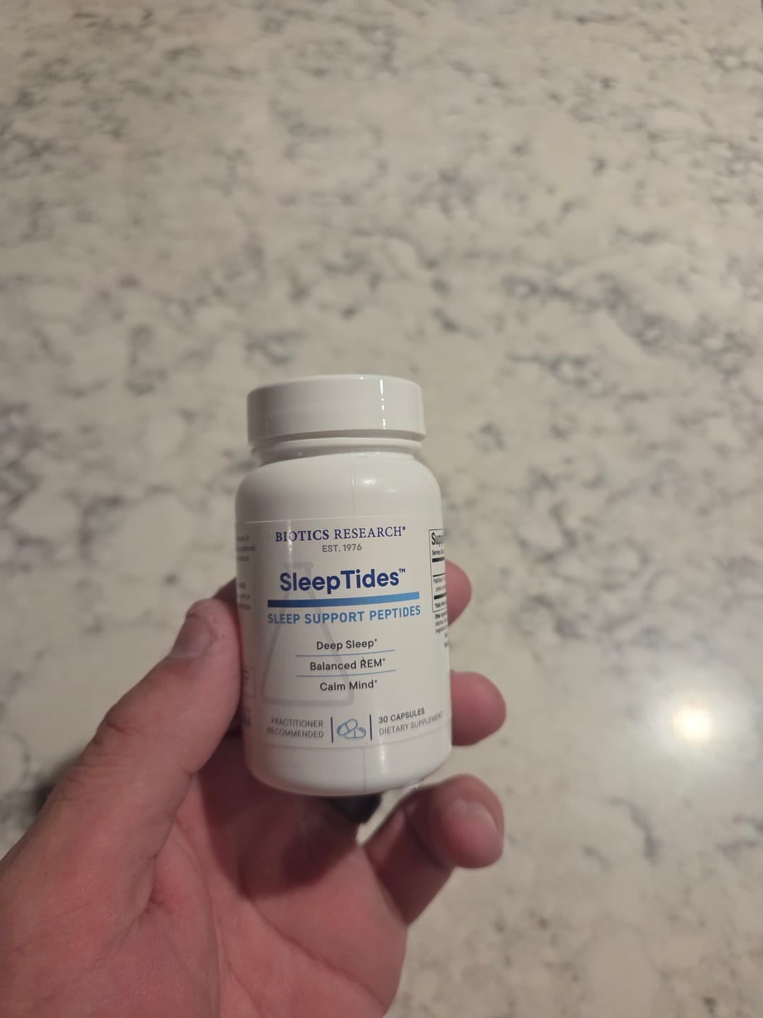 Customer photo review of SleepTides (Biotics Research)