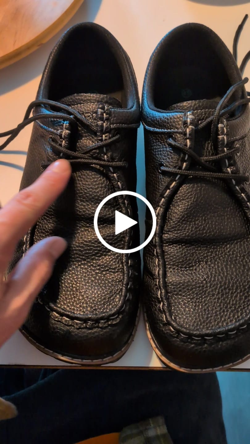 Customer video review of Men's Stitch Ⅰ - Casual Leather Shoes (Vegan)