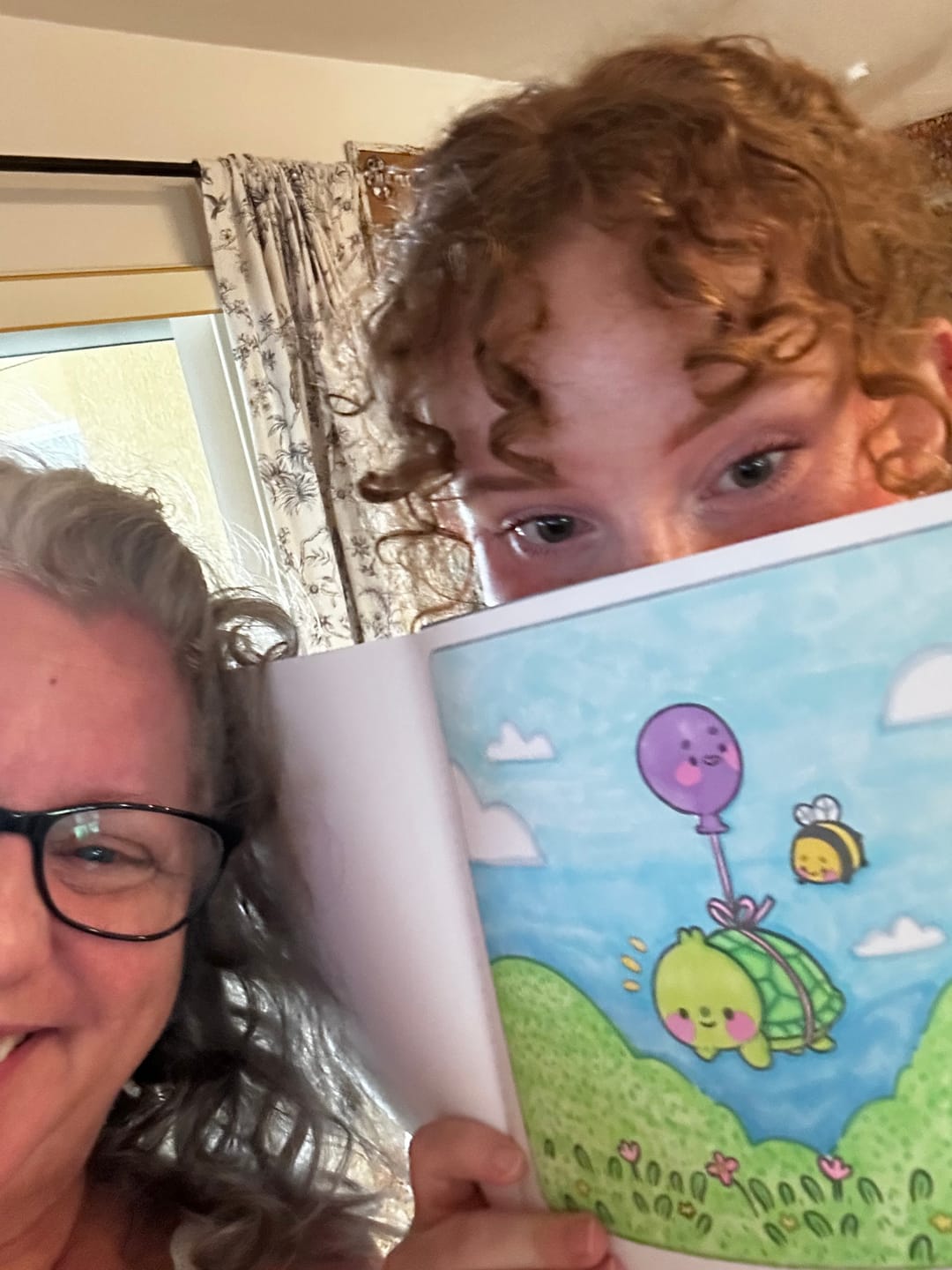 Customer photo review of Katnipp Sunnie's Summer Comfort Colouring Book for Adults | Cute Kawaii Summer Colouring Book | Official Artist Edition