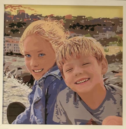 Customer photo review of Kit Personalizado de Pintura por Números