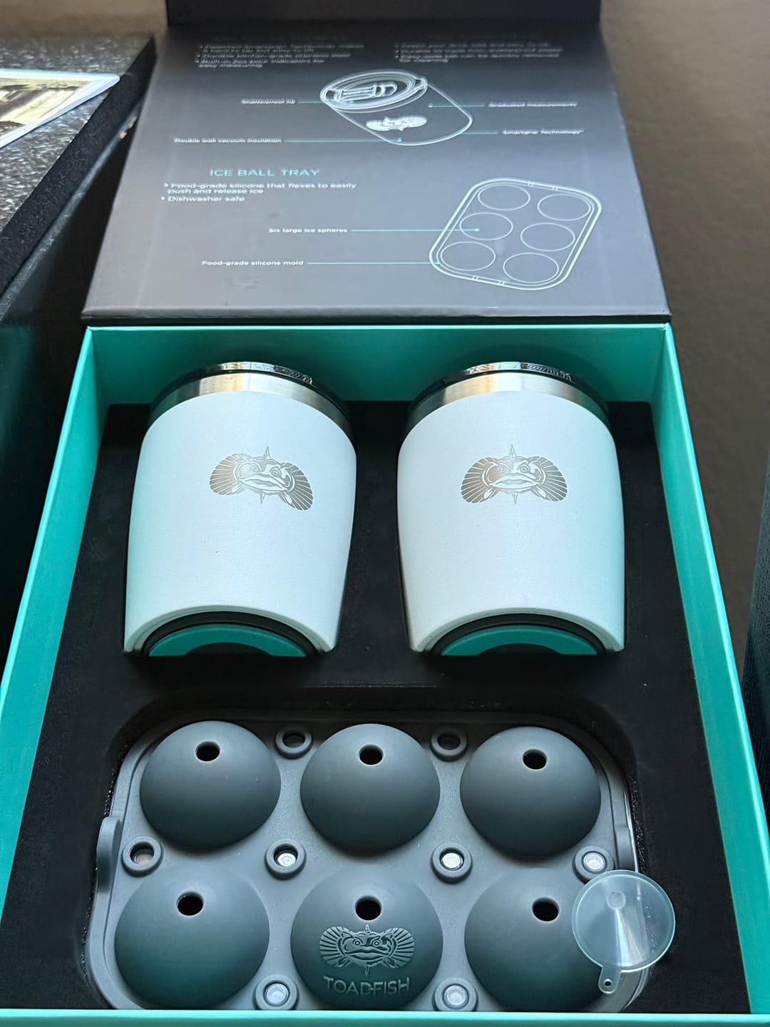 Customer photo review of 2-Pack Rocks Tumbler Gift Sets