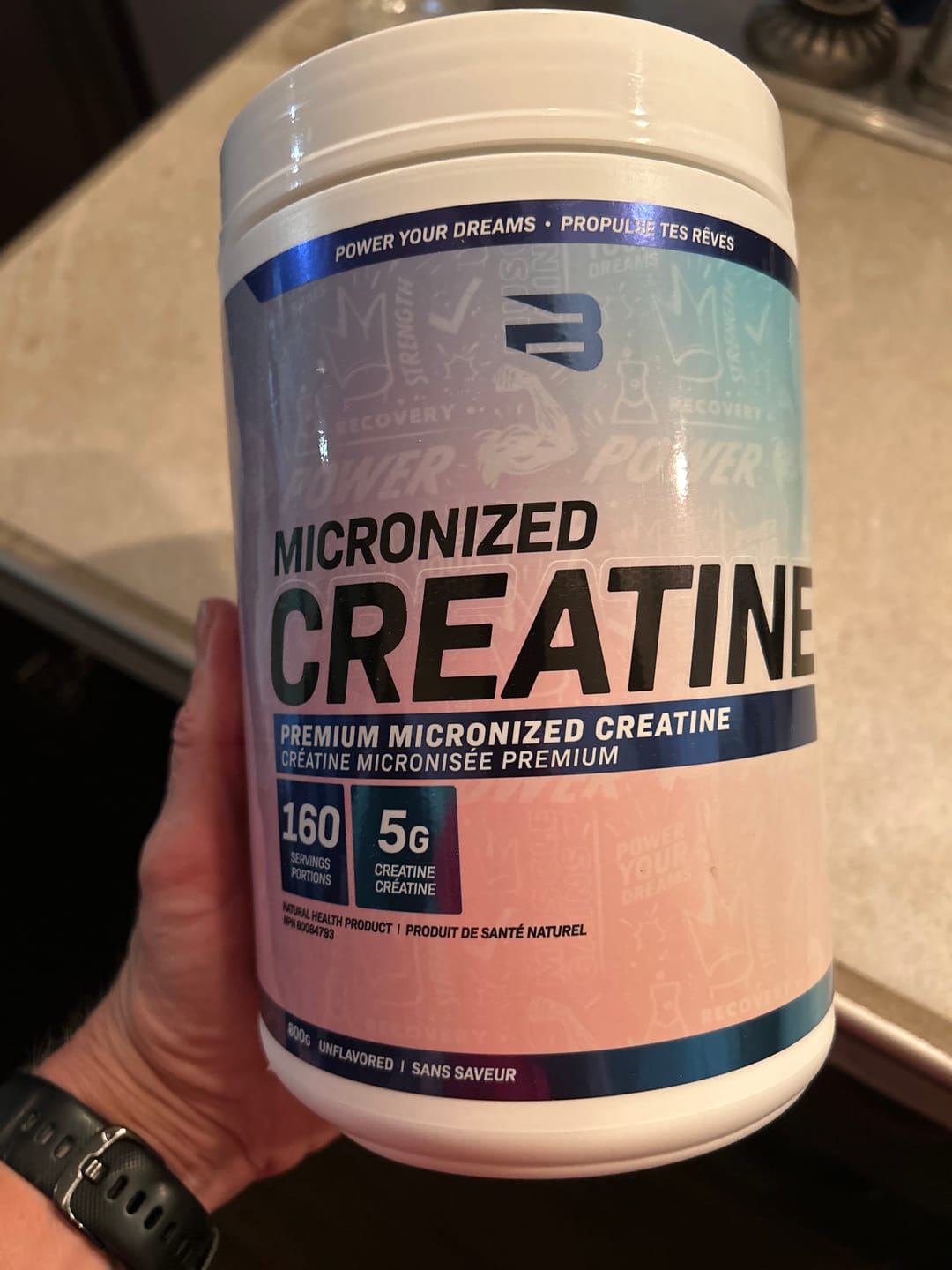 Customer photo review of Creatine