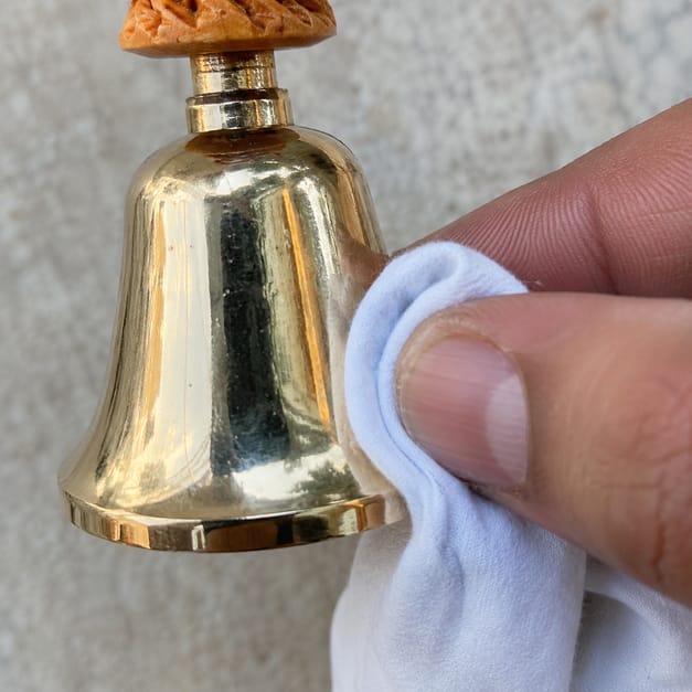 Customer photo review of Aura Suddhi Handcrafted Kansa (Bronze) Bell