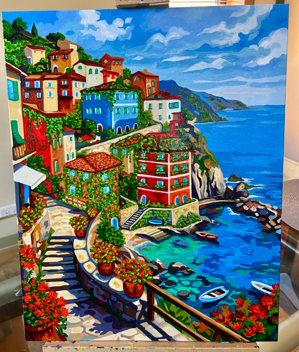 Customer photo review of Colorful Coastal Village