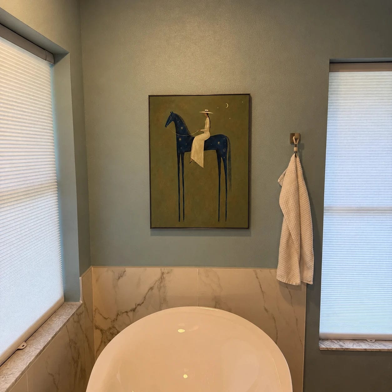 Customer photo review of Vintage Americana Art｜Moonlit Star Rider