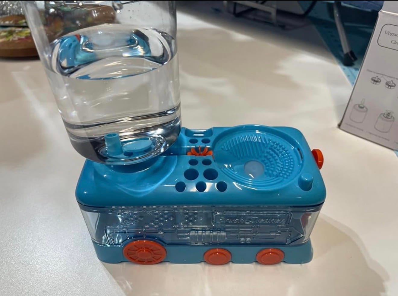 Customer photo review of Automatic brush washer