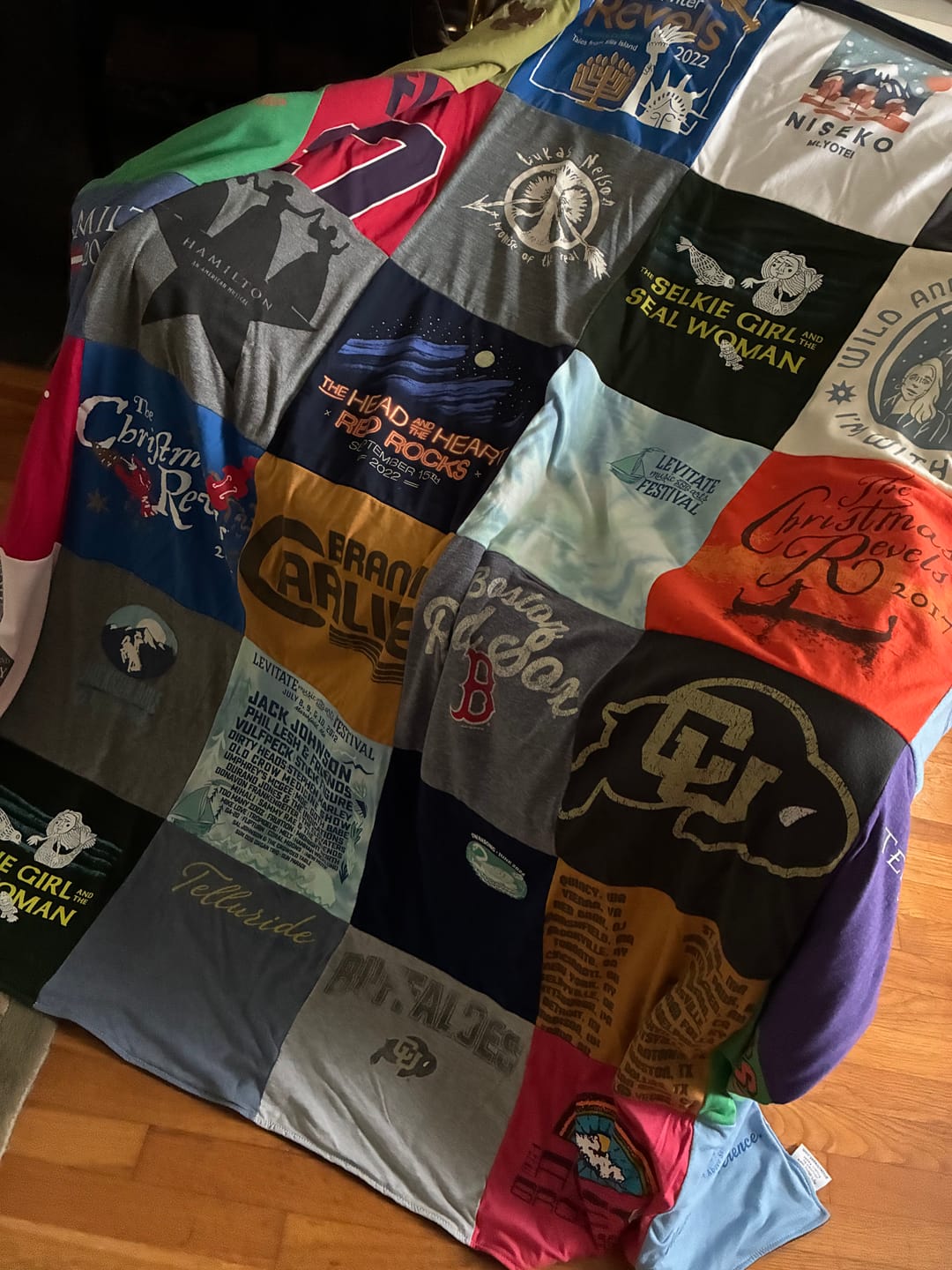 Customer photo review of Project Repat T-Shirt Quilt