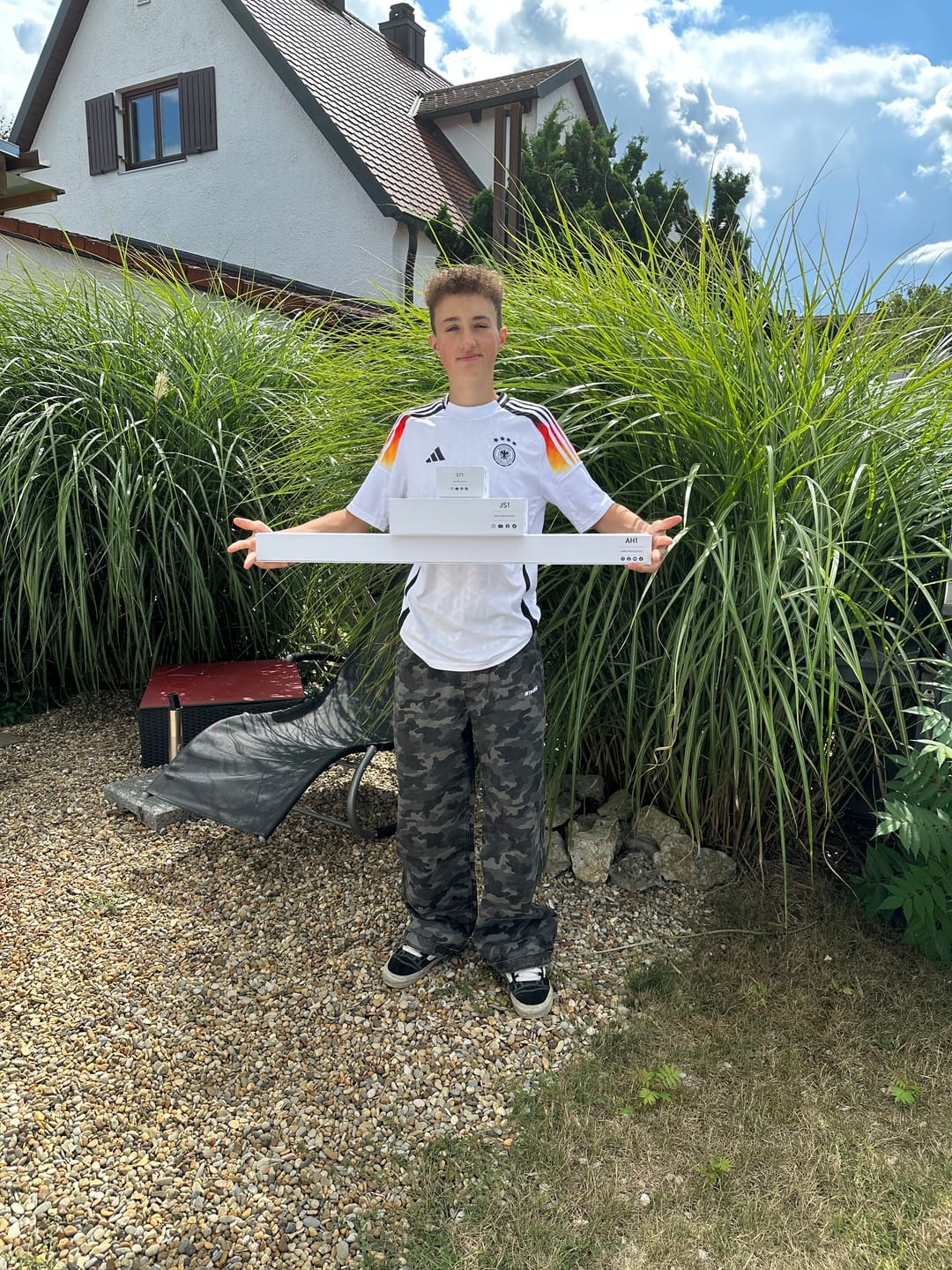 Customer photo review of HEAVY CAMO - Zipper Baggy Jeans