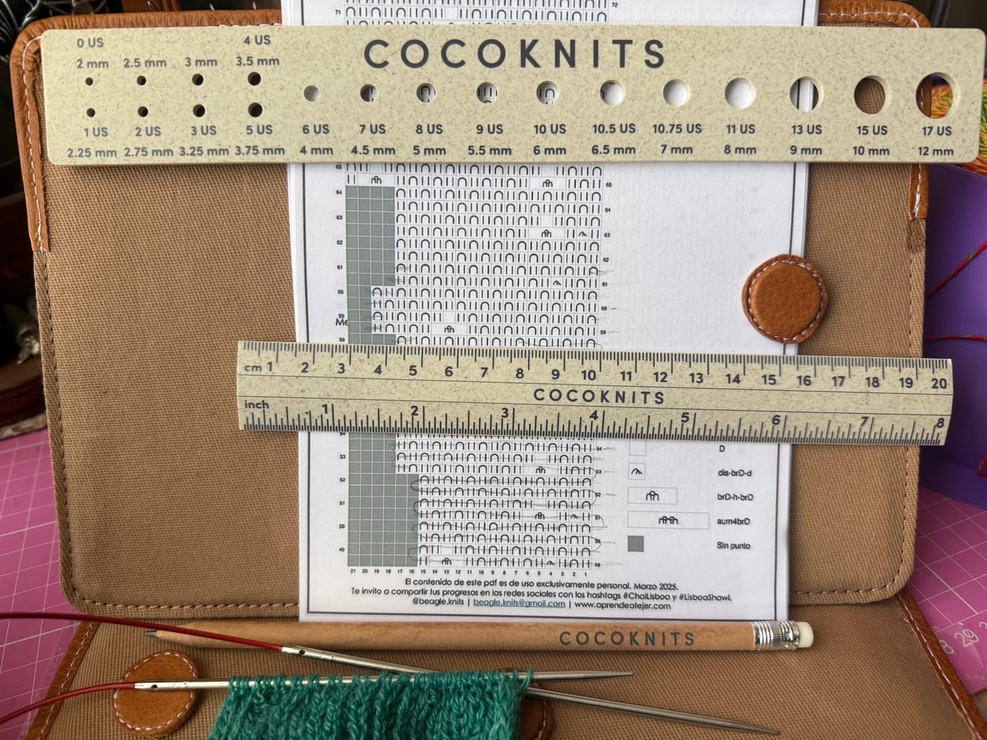 Customer photo review of Set de Reglas Imantadas  Ruler and Gauge Set