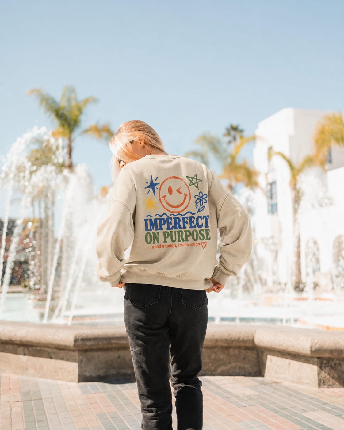 Customer photo review of Imperfect On Purpose Washed Sweatshirts