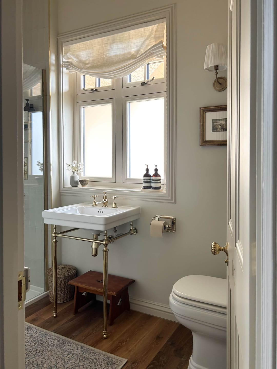 Customer photo review of Lucy Custom Motorized Roman Shades