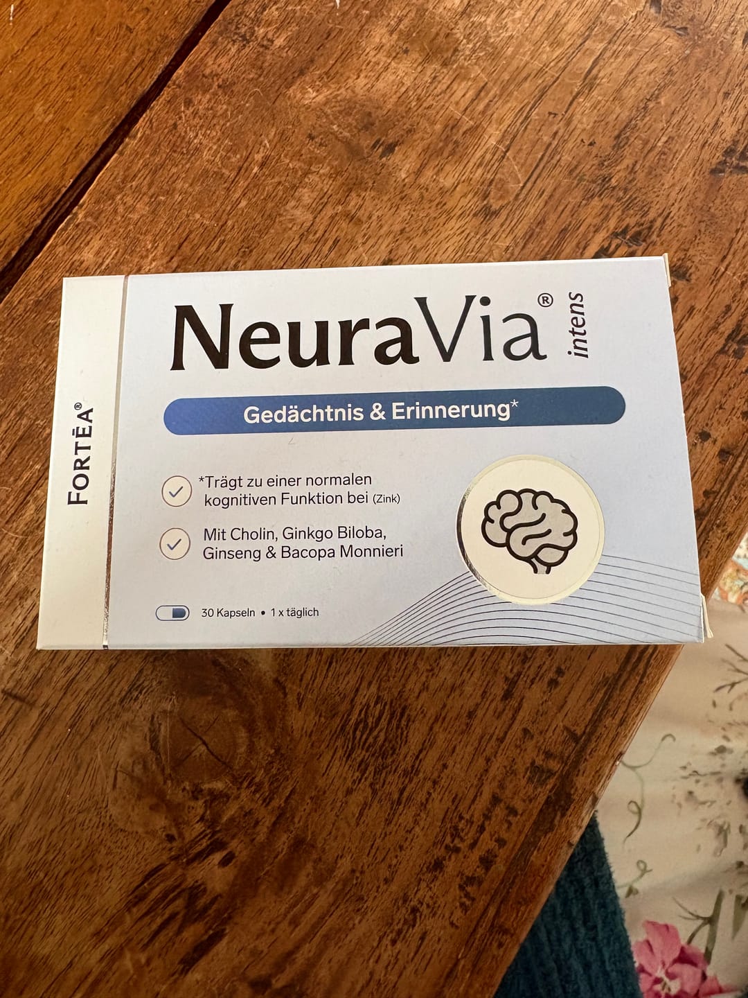 Customer photo review of NeuraVia® intens – Gedächtnis & Erinnerung