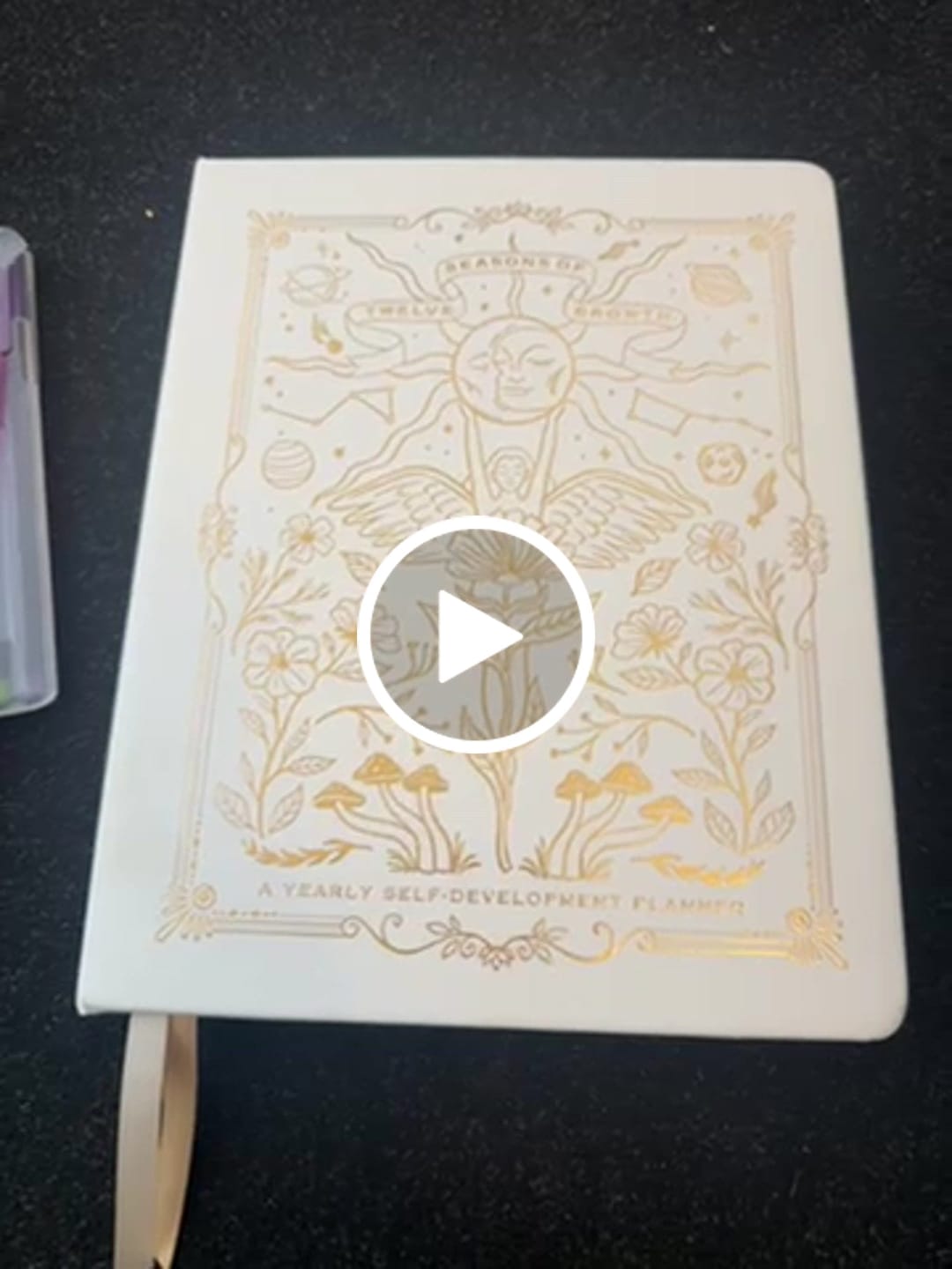 Customer video review of Twelve Seasons of Growth -  Yearly Self Development Planner (Undated)