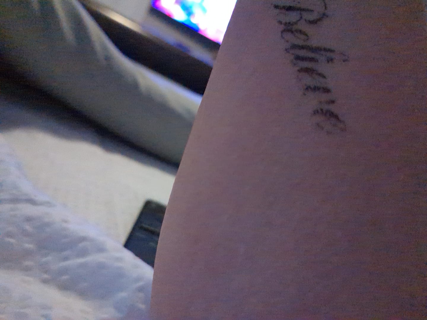 Customer photo review of Believe Tattoo
