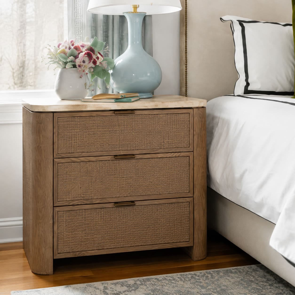 Customer photo review of Milo Closed Nightstand