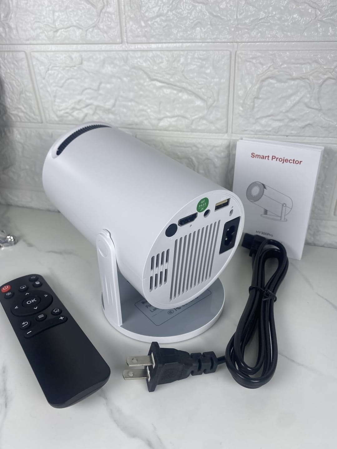Customer photo review of BookBeam™ - Portable Book Projector