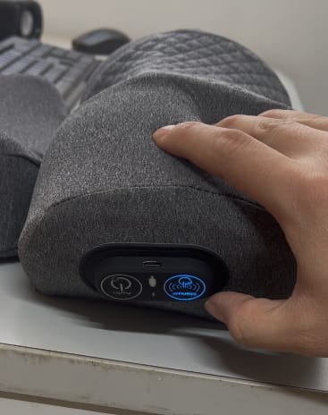 Customer photo review of ZenRelief™ Neck Traction & Decompression Pillow Massager