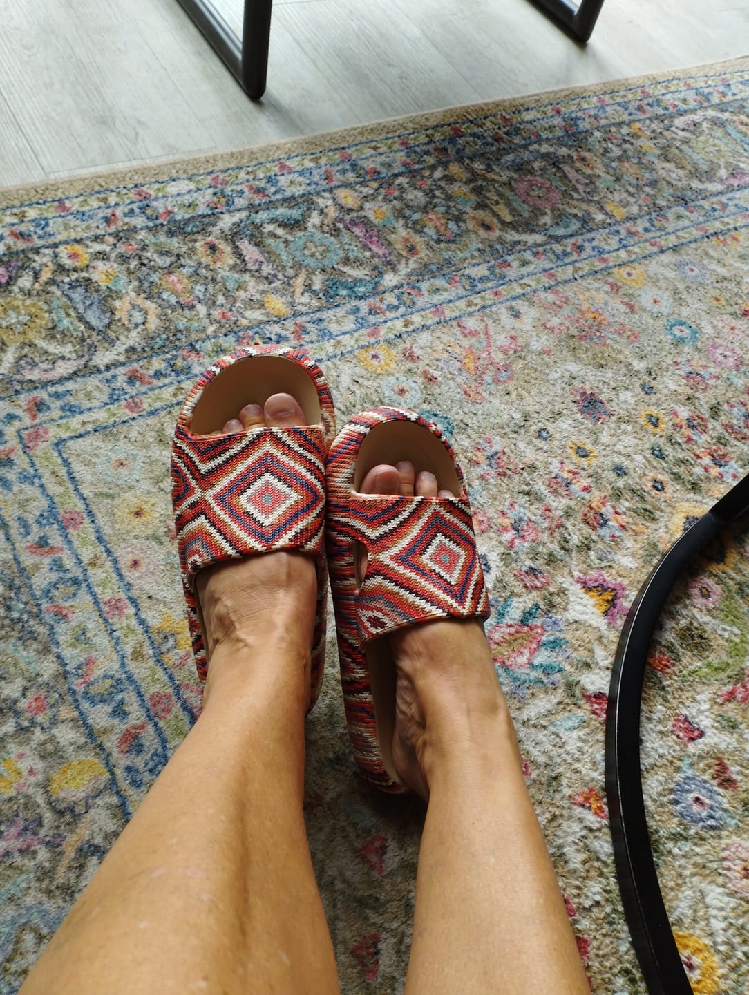 Customer photo review of HappyFlops Bohemian