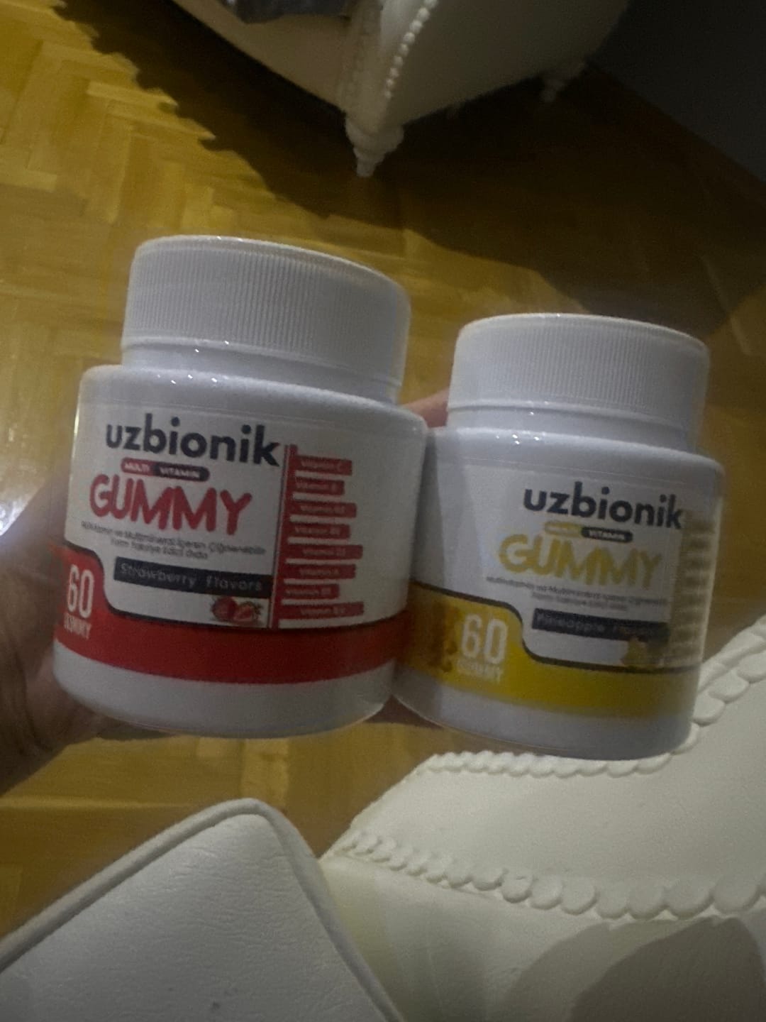 Customer photo review of 1 Adet  Ananas Aromalı Uzbionik Gelişim Destekleyici Multivitamin