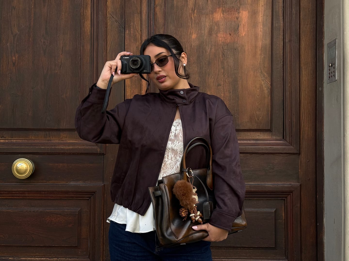 Customer photo review of LILY Stand Collar Jacket