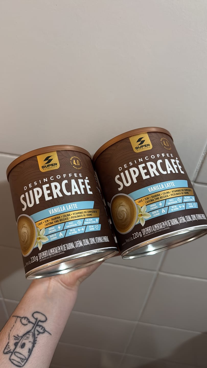 Customer photo review of Supercafé Vanilla Latte