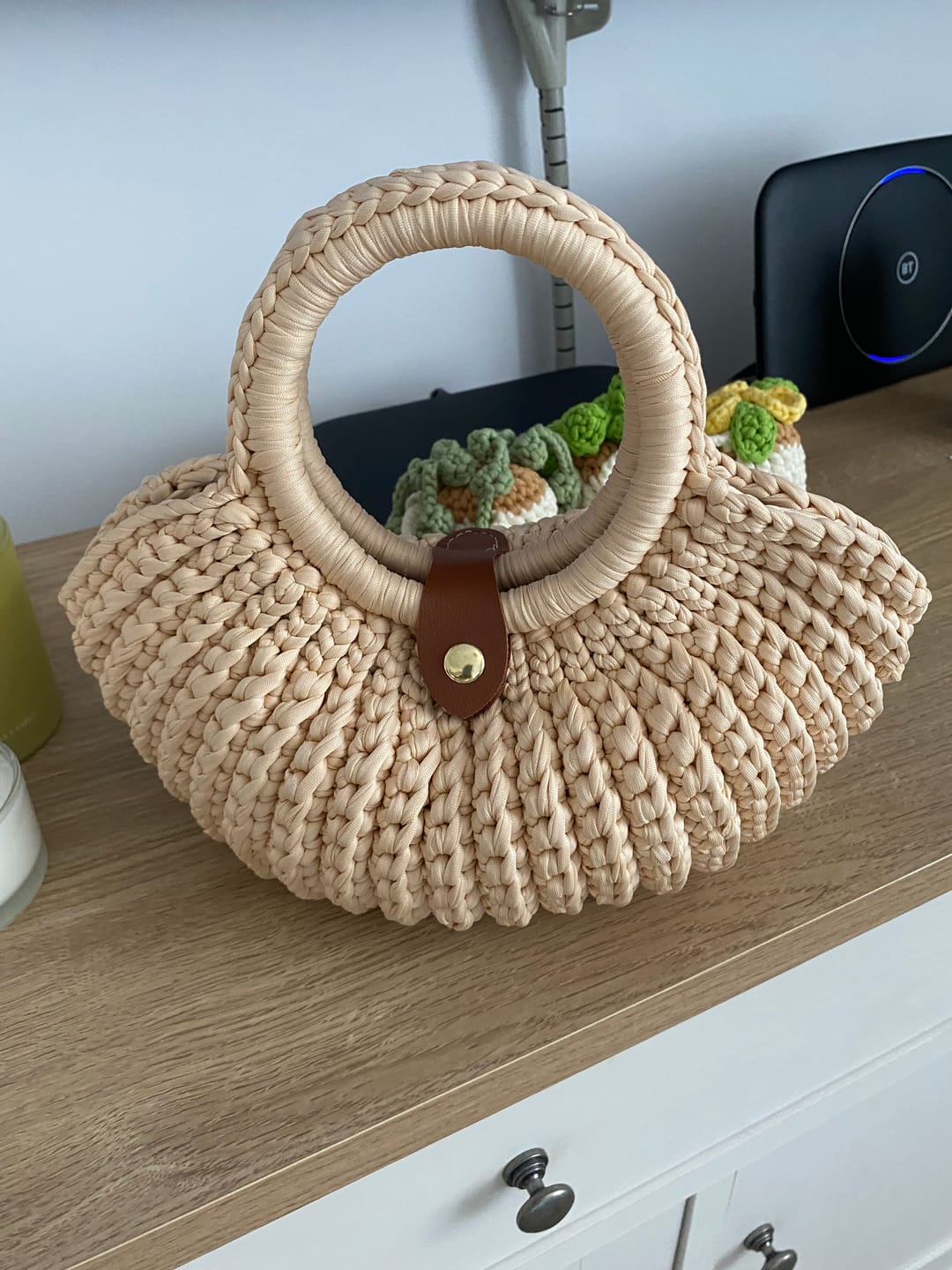 Customer photo review of CrochetPark™ Shell crochet Handbag DIY Kit