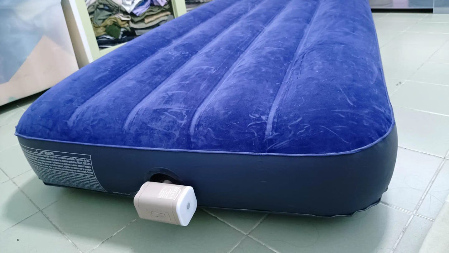 Customer photo review of Inflador Portátil Recargable 3 en 1