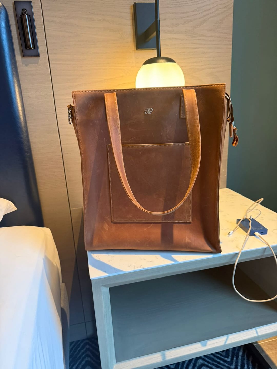 Customer photo review of Vertical Tote
