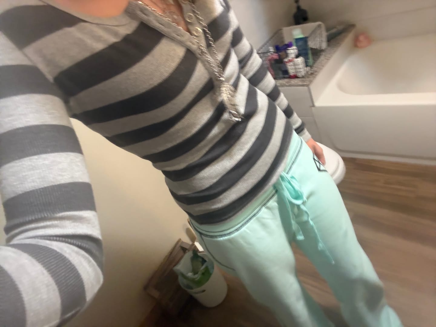 Customer photo review of Venice Sweats - Cotton Candy