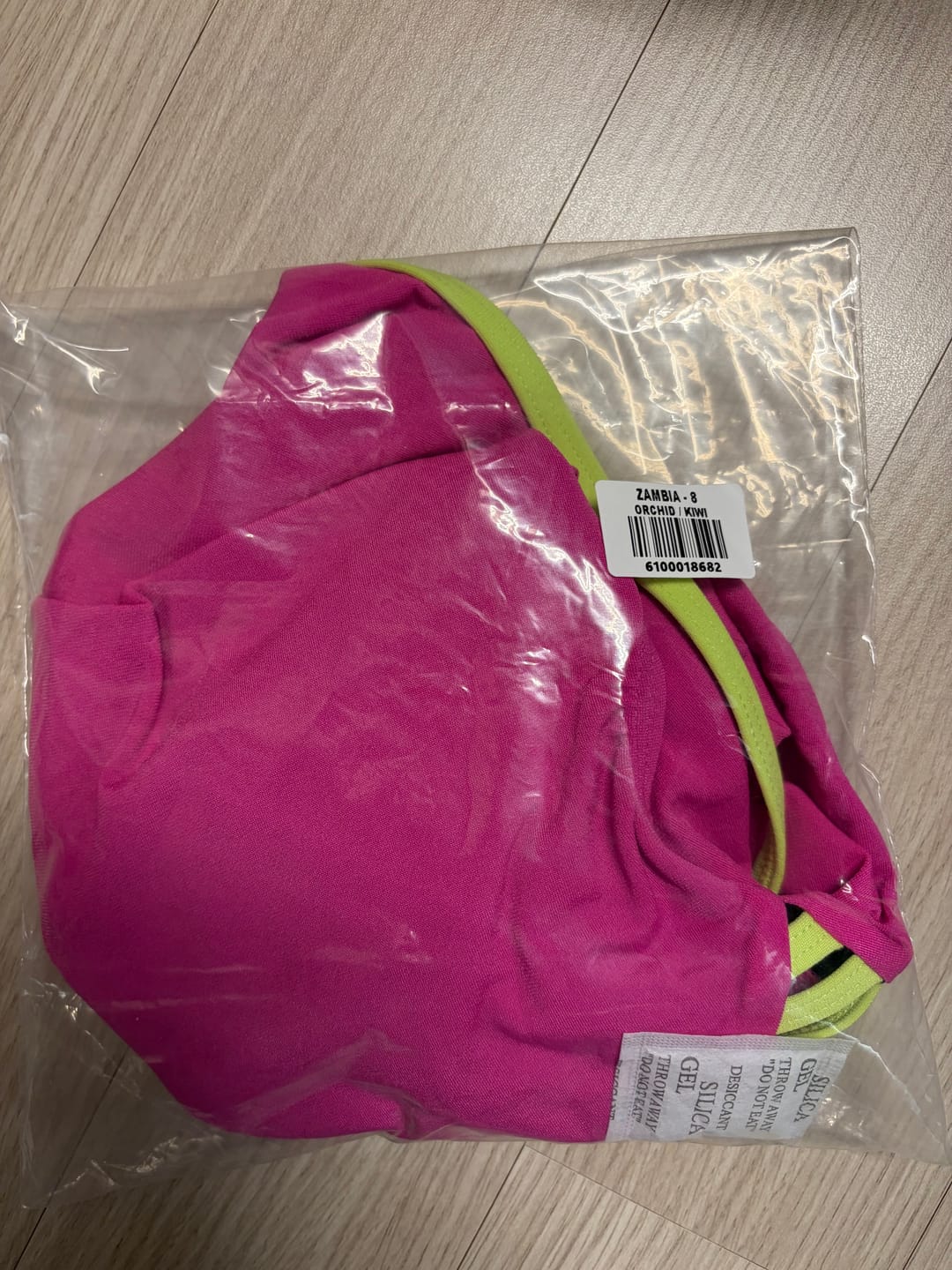 Customer photo review of ZAMBIA ONE PIECE - Orchid|Kiwi