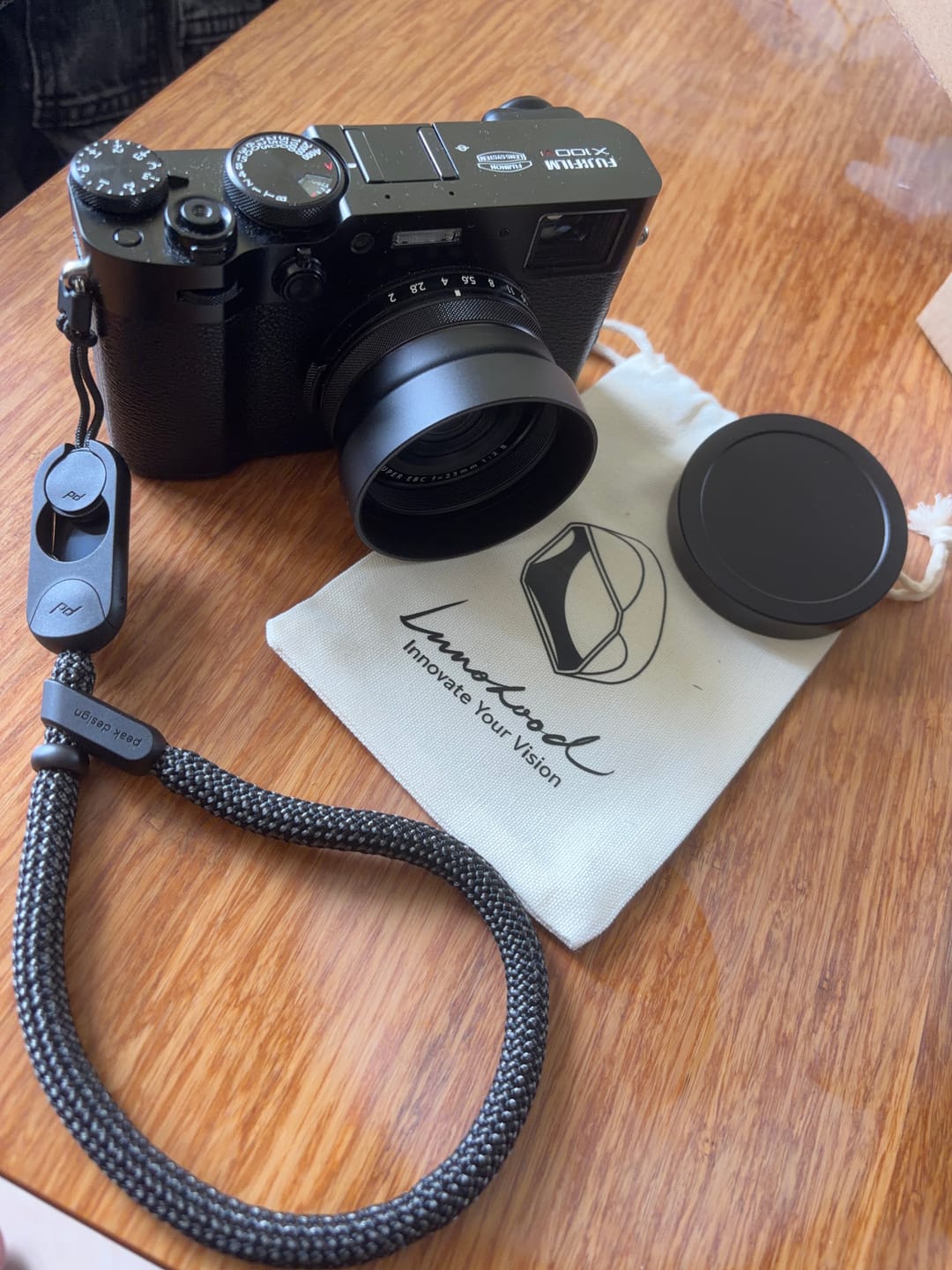 Customer photo review of Lens Hood Set for Fujifilm X100V / X100VI (Black Aluminum)