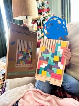 Customer photo review of Tétris en Bois Montessori – Le jeu malin qui développe l’esprit des enfants