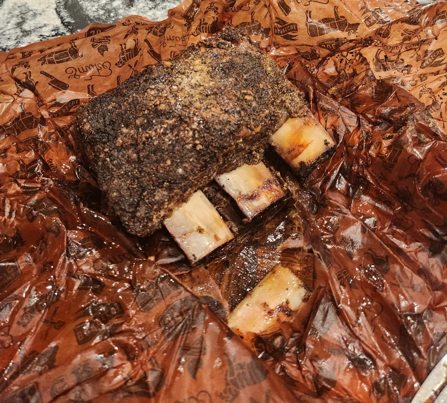 Customer photo review of USDA Choice Bone-In Short Ribs