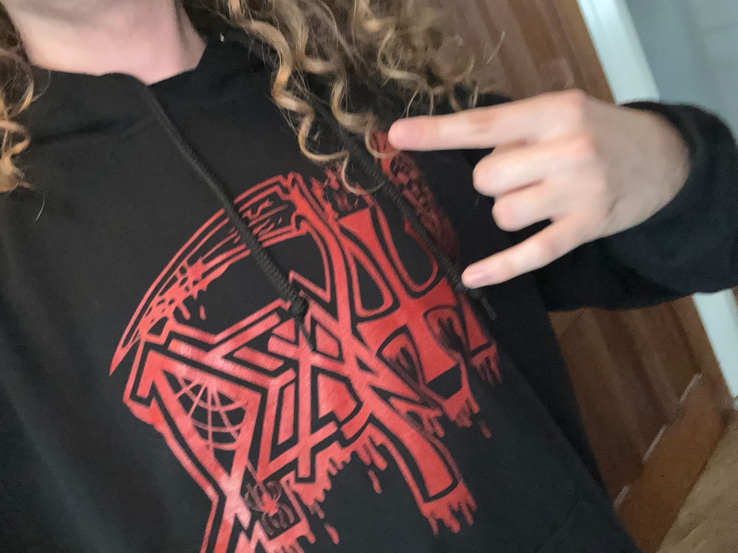 Customer photo review of Death - Scream Bloody Gore x Exclusive Noah Cutter Meihoff Art - Deluxe Pullover Hoodie