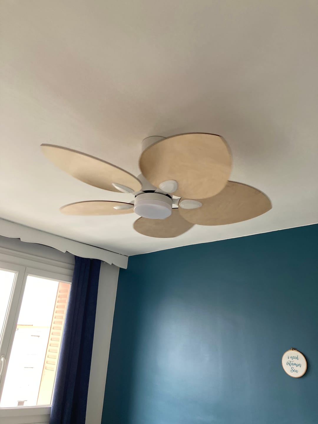 Customer photo review of Dahlia | Ventilateur de plafond